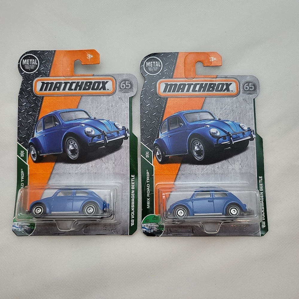 Matchbox 65th Anniversary '62 Volkswagen Beetle MBX ROAD TRIP